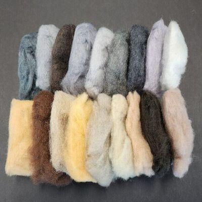 Grey Brown Artificial Staple Fibres Constant Quality PSF Polyester Staple Fiber